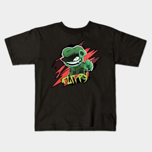 fnf htf flippy graffiti Kids T-Shirt